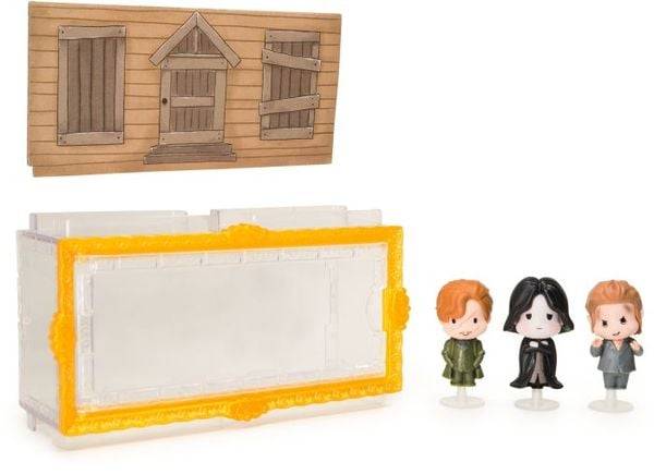 Wizarding World Harry Potter - Micro Magical Moments Sammelfiguren Multipack "Rivalen mit Remus Lupin, Severus Snape, Peter Pettigrew und Setzkasten