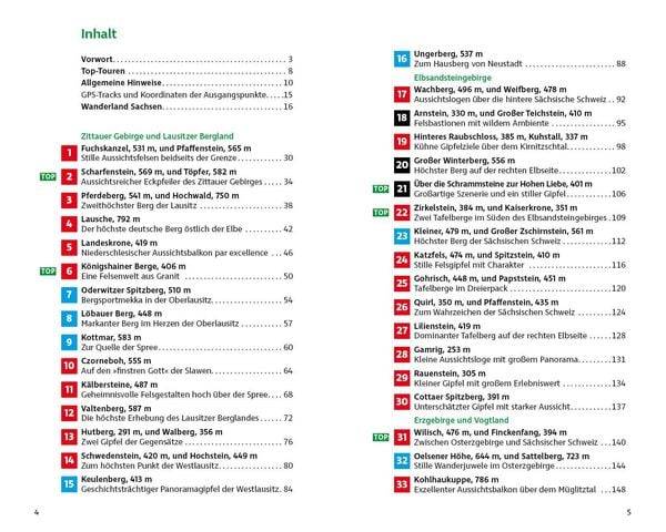 Sächsische Wanderberge - Die schönsten Touren