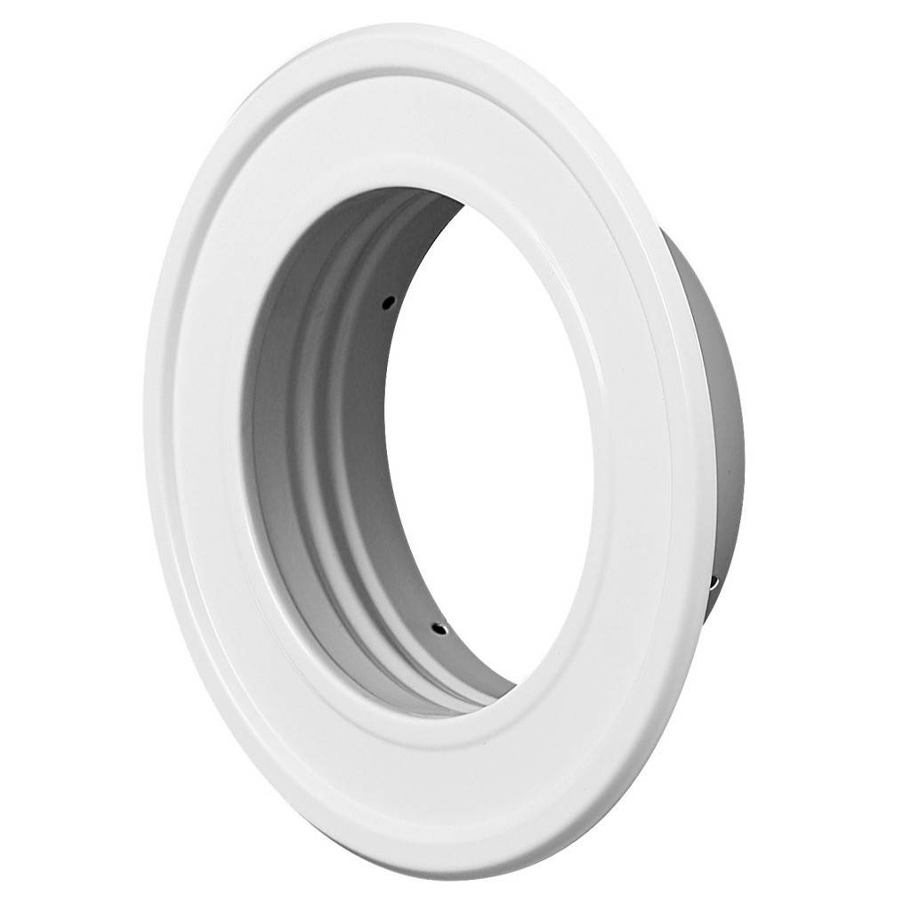 Wandrosette Thermoflex Alu Flexrohr Rosette Flansch Abluft Zuluft Lüftung Rohr Ø 160 mm