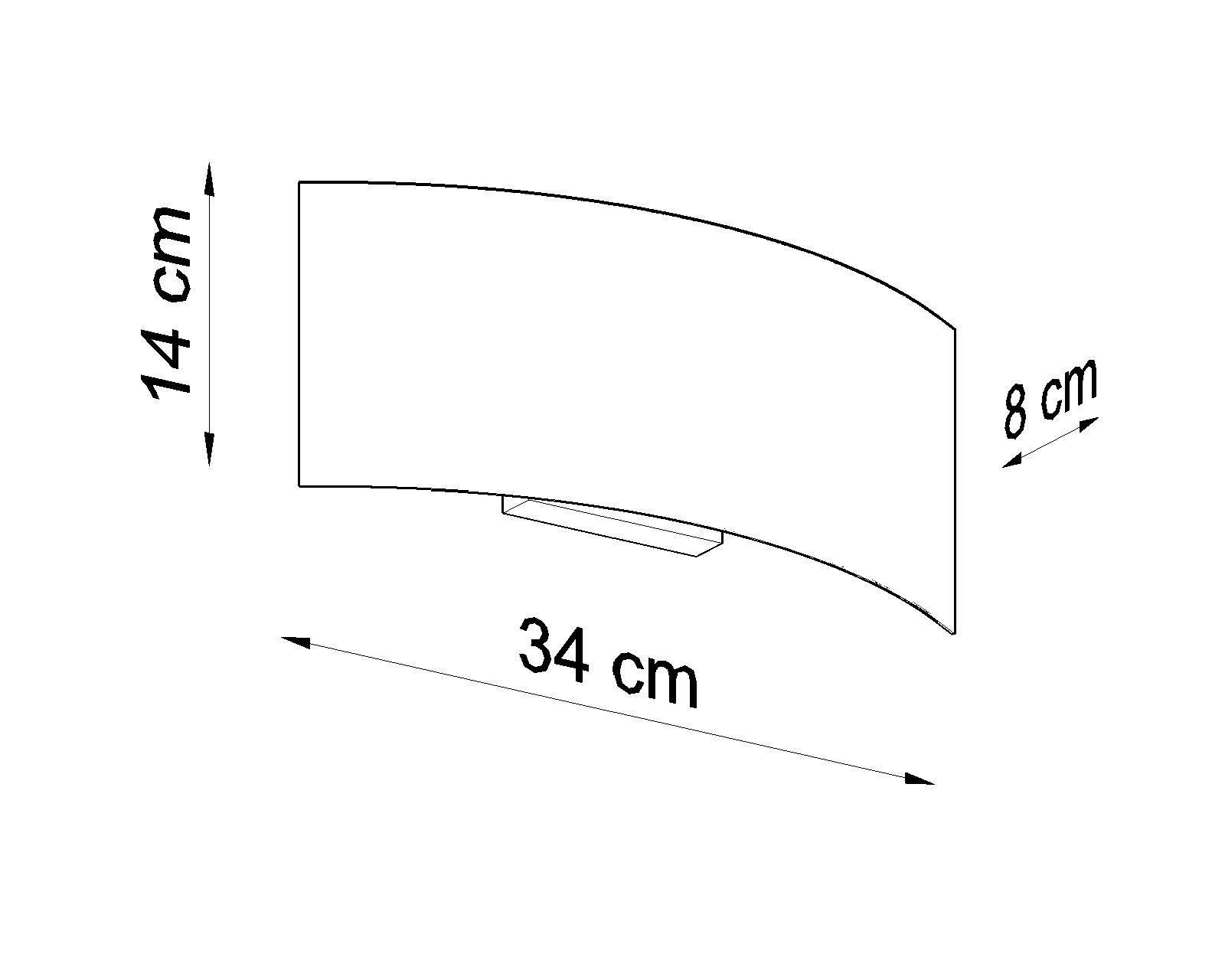 Licht-Erlebnisse LE90749 Wandlampe Fasia 2700 K 800 lm G9 aus Metall in Weiß Wandleuchte