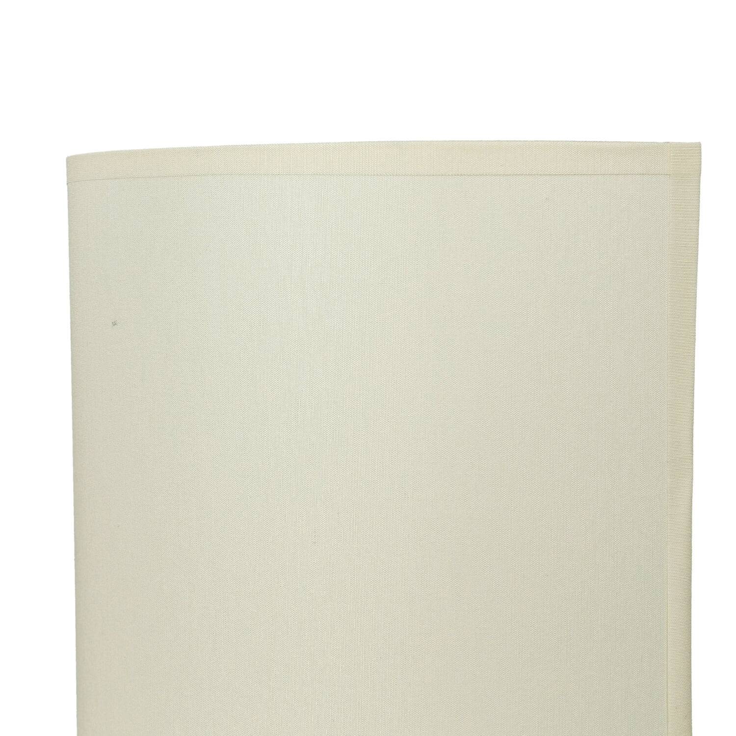 Licht-Erlebnisse LE13343 Wandlampe Alice E27 aus Metall Stoff in Weiß Creme Wandleuchte