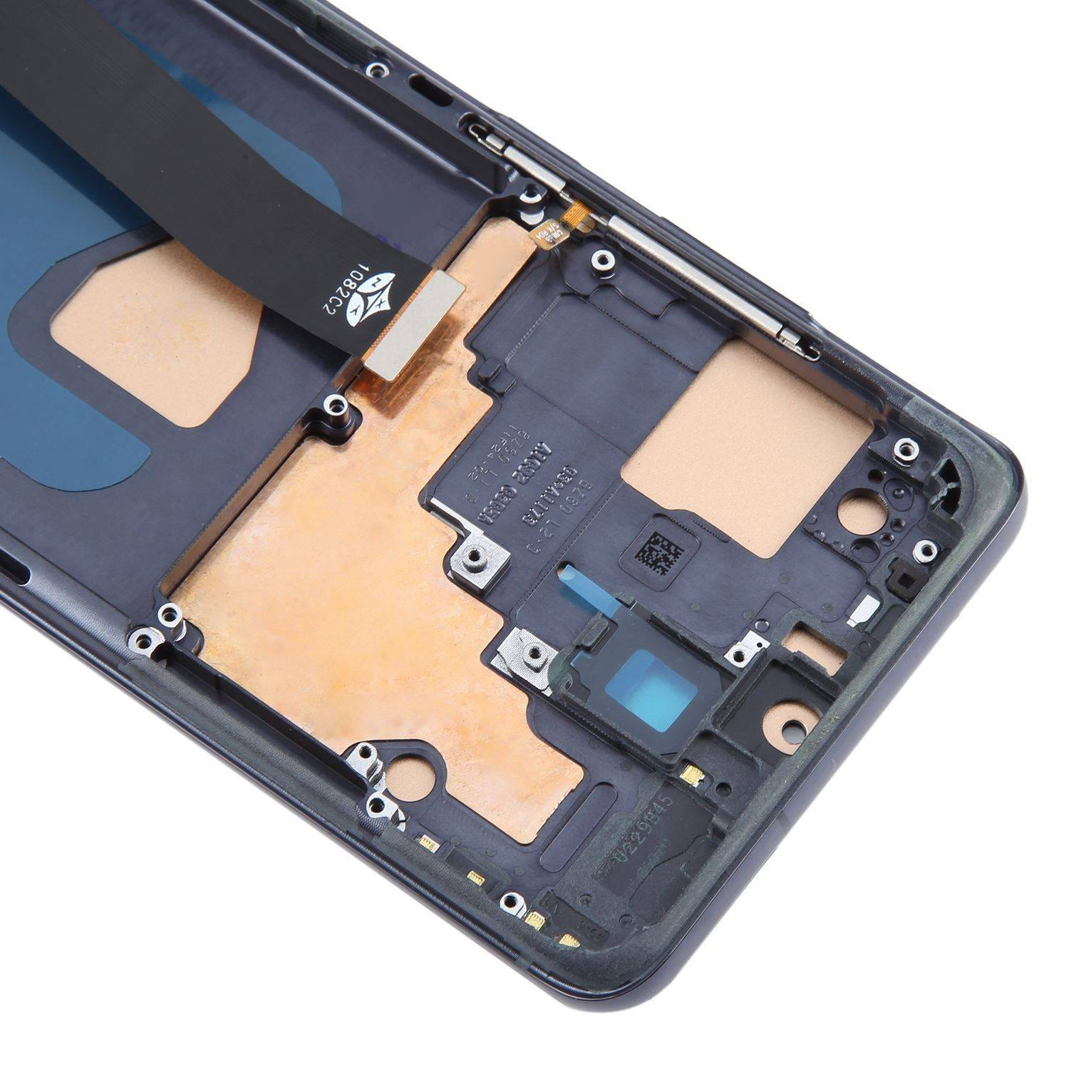 Für Samsung Galaxy S20 Ultra 4G / 5G Display Full TFT LCD mit Rahmen Einheit Touch Ersatzteil Reparatur Schwarz (ohne Fingerprint)