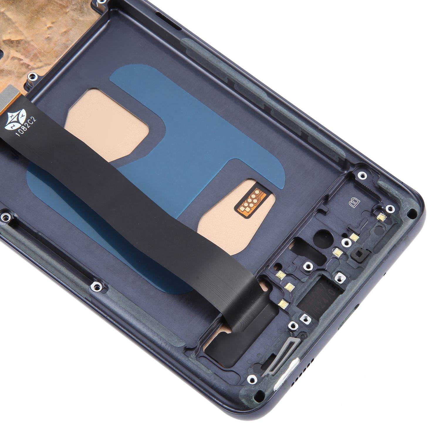 Für Samsung Galaxy S20 Ultra 4G / 5G Display Full TFT LCD mit Rahmen Einheit Touch Ersatzteil Reparatur Schwarz (ohne Fingerprint)