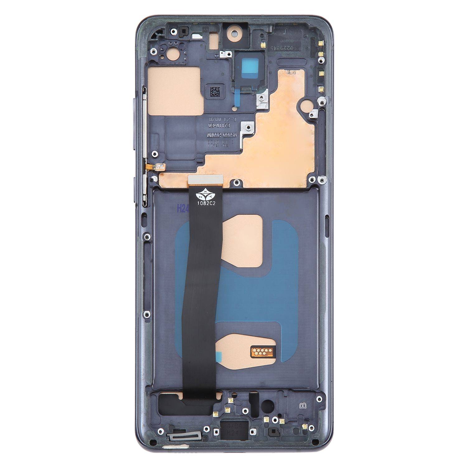 Für Samsung Galaxy S20 Ultra 4G / 5G Display Full TFT LCD mit Rahmen Einheit Touch Ersatzteil Reparatur Schwarz (ohne Fingerprint)