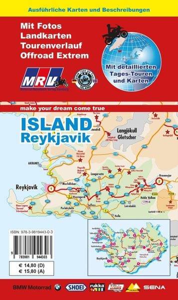 Mit dem Motorrad durch Island