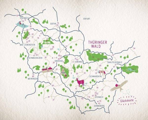 Glücksorte im Thüringer Wald