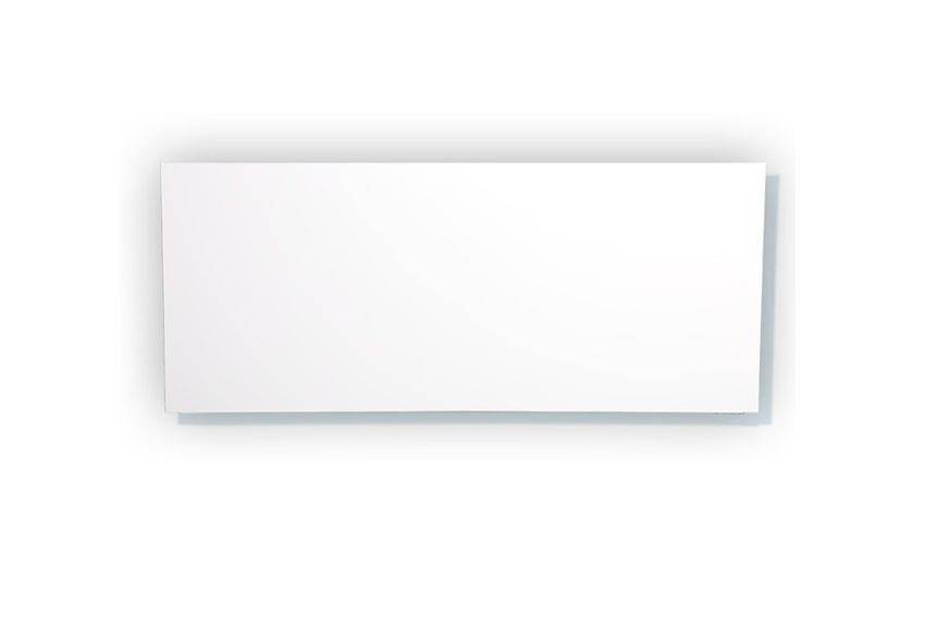 Bodenelement für Verkleidung aus Aluminium | für Klimaanlagen und Wärmepumpen | Größe:M,Farben:reinweiß