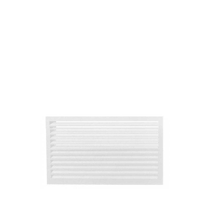 Rückseitenelement für Verkleidung aus Aluminium | für Klimaanlagen und Wärmepumpen | Farben:reinweiß,Größe:XXL