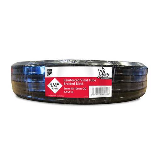 Kondensatschlauch mit Spiralverstärkung 30 m | Größe:1/4,Farben:schwarz