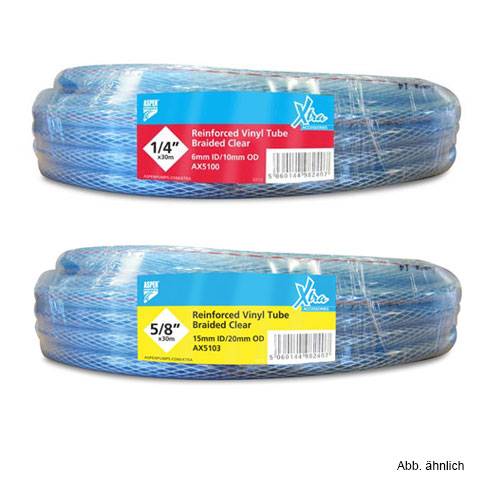 Kondensatschlauch mit Spiralverstärkung 30 m | Größe:1/2,Farben:transparent