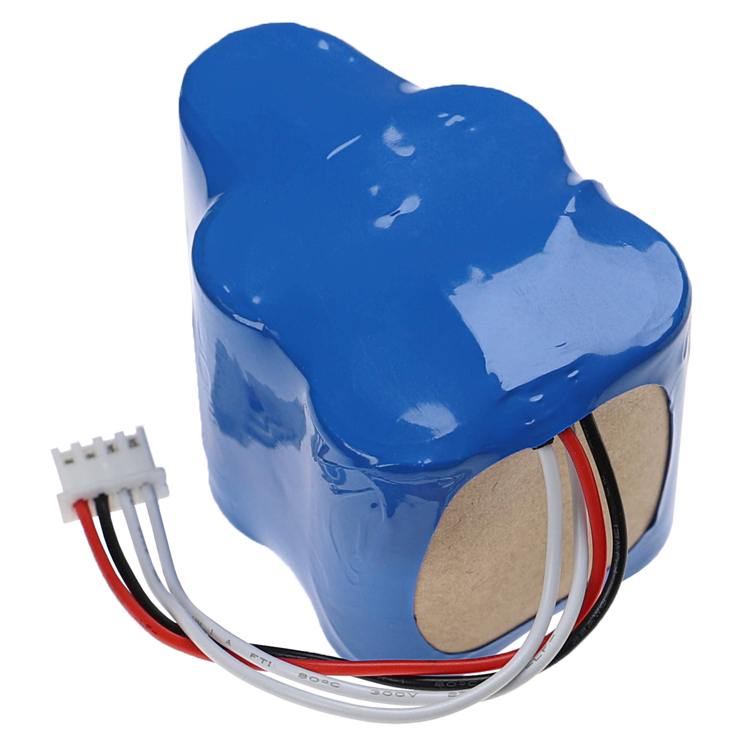 vhbw Akku kompatibel mit Ecovacs Deebot D63s, D66, D68, D62s, D62, D63, D630, D650, D660, D680, D65, D710 Staubsauger (2500 mAh, 6 V, NiMH)