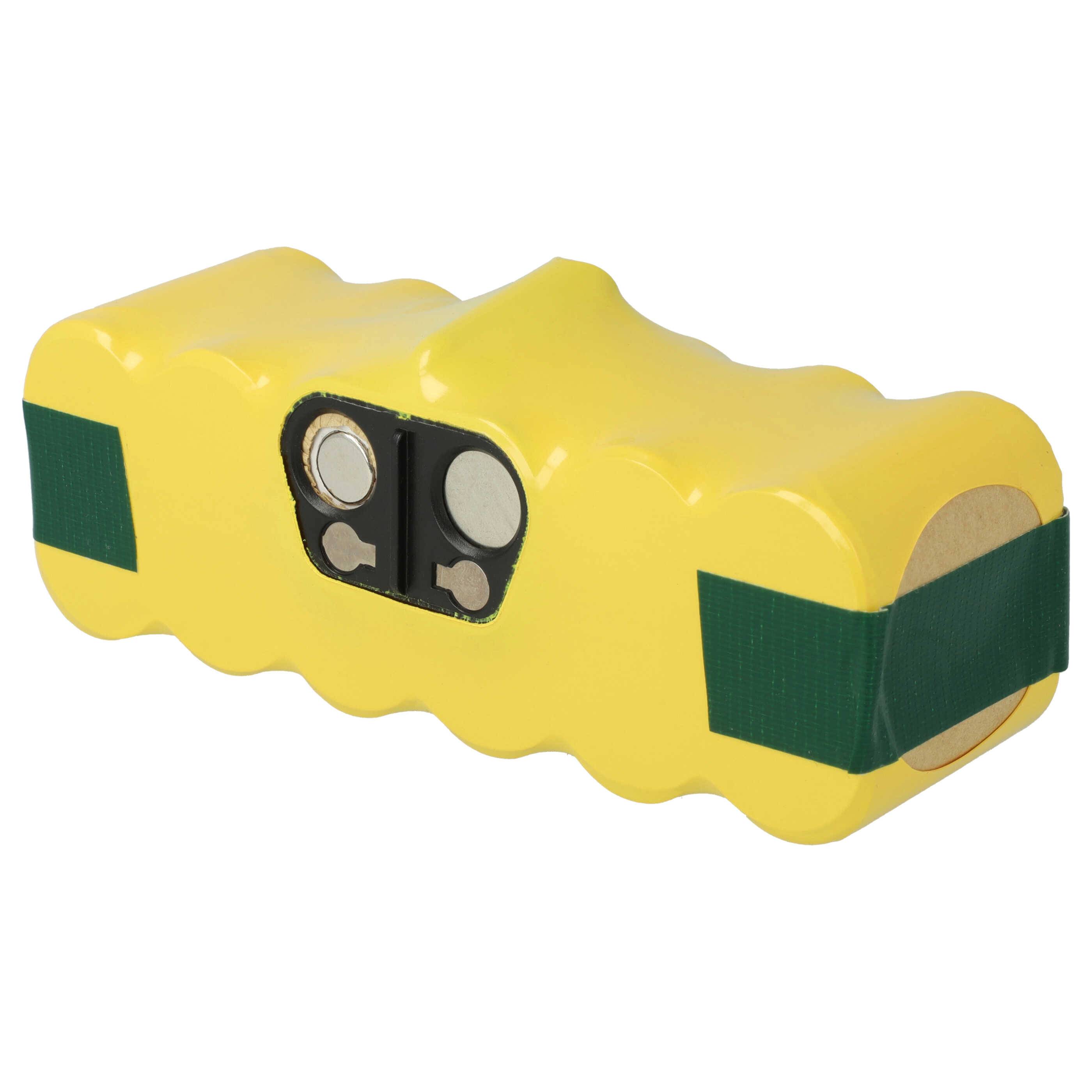 EXTENSILO Akku Ersatz für 11702, 80501e, 80601, 11702, 68939, 80501, 855714, 4419696 für Saugroboter (3300 mAh, 14,4 V, NiMH)
