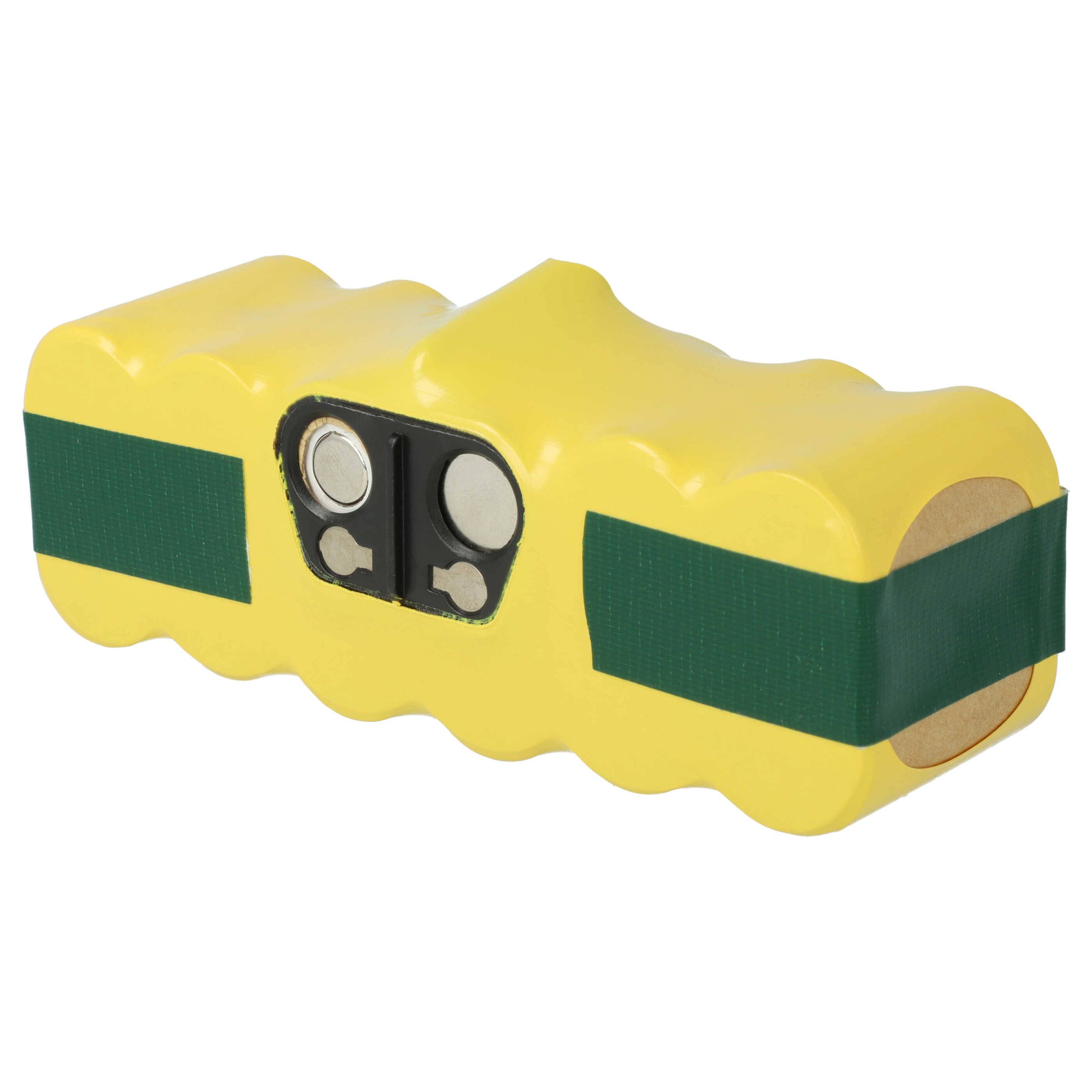 vhbw Akku Ersatz für GD-Roomba-500, GD-Roomba-500, R3-500, SP530-BAT, VAC-500NMH-33 für Saugroboter (2100 mAh, 14,4 V, NiMH)