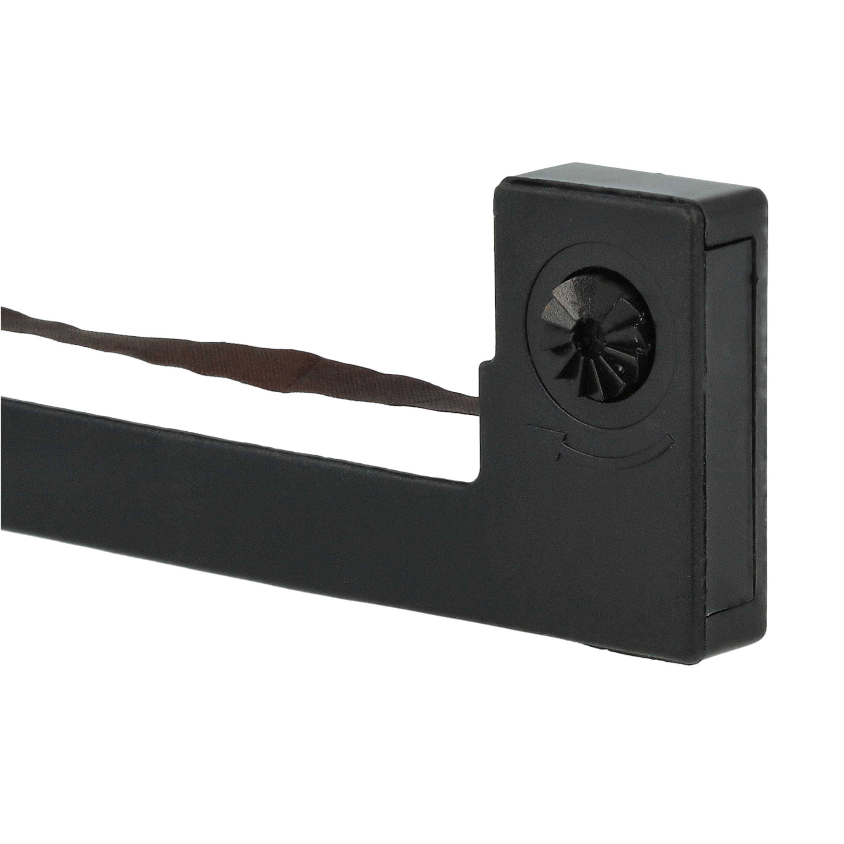 vhbw 5x Farbband Schriftband kompatibel mit Epson 163 | 161, 180, 164, 181, 183, 182, 190, 185, 160, 195 Nadeldrucker, Bondrucker - Lila