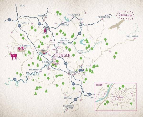 Glücksorte in und um Siegen