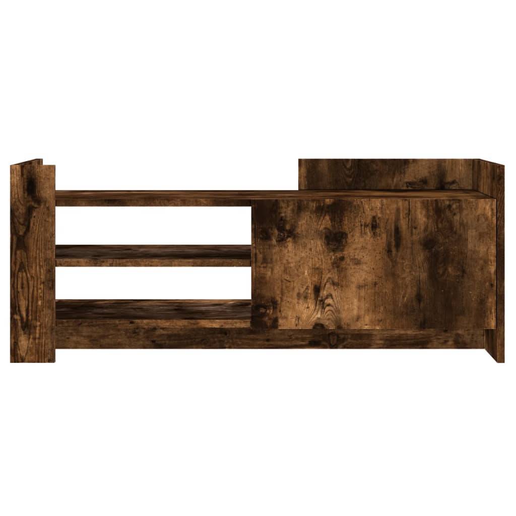 vidaXL TV-Schrank Räuchereiche 100x35x40 cm Holzwerkstoff