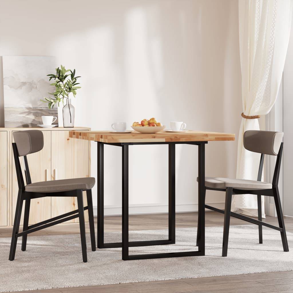 vidaXL Tischplatte Quadratisch 80x80x4 cm Massivholz Akazie