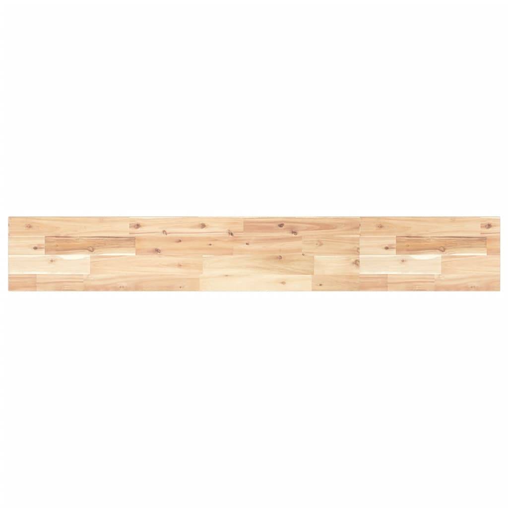vidaXL Schweberegal 120x20x2 cm Massivholz Akazie Unbehandelt