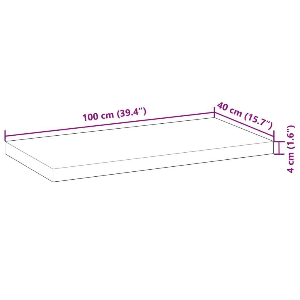 vidaXL Waschtischplatte Ölbeschichtung 100x40x4 cm Massivholz Akazie
