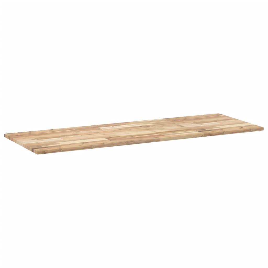 vidaXL Schreibtischplatte Unbehandelt 140x50x2 cm Massivholz Akazie