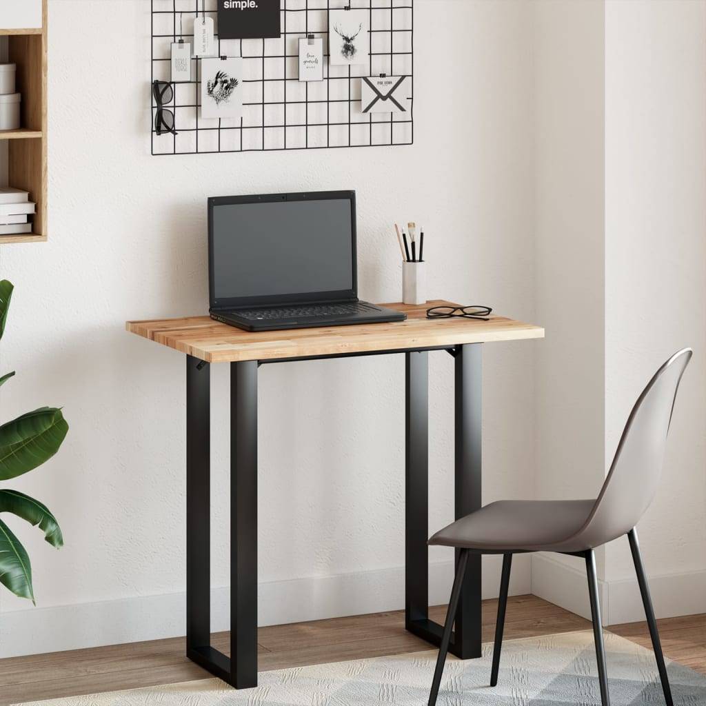 vidaXL Schreibtischplatte Unbehandelt 100x50x2 cm Massivholz Akazie