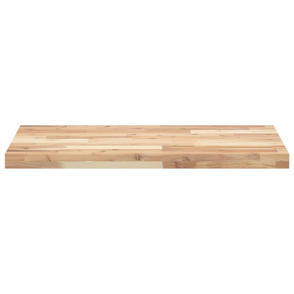 vidaXL Waschtischplatte Unbehandelt 80x50x4 cm Massivholz Akazie