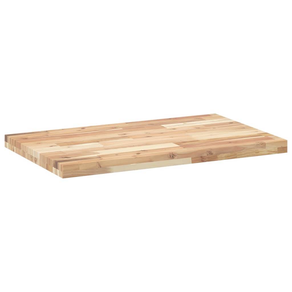 vidaXL Waschtischplatte Unbehandelt 100x50x4 cm Massivholz Akazie