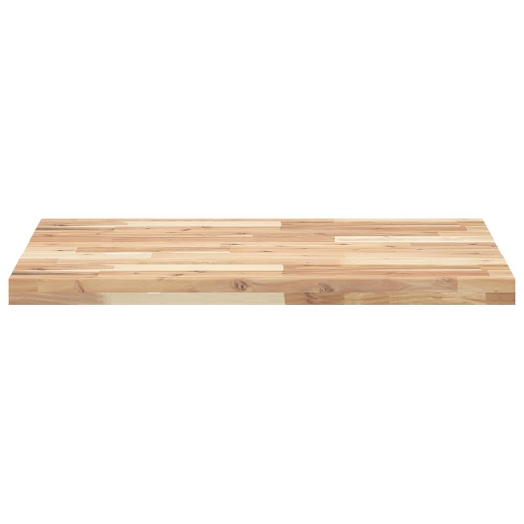 vidaXL Waschtischplatte Unbehandelt 100x60x4 cm Massivholz Akazie