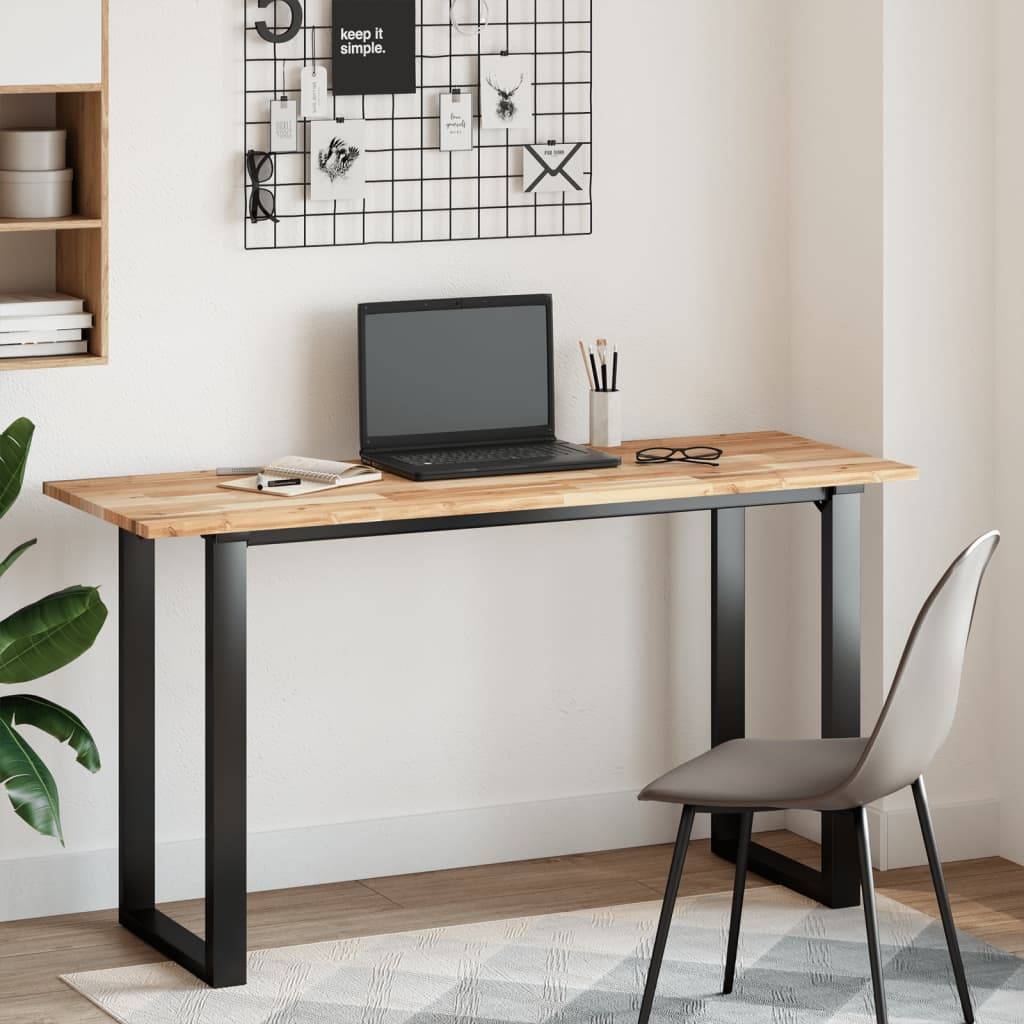 vidaXL Tischplatte Rechteckig 160x50x2 cm Massivholz Akazie