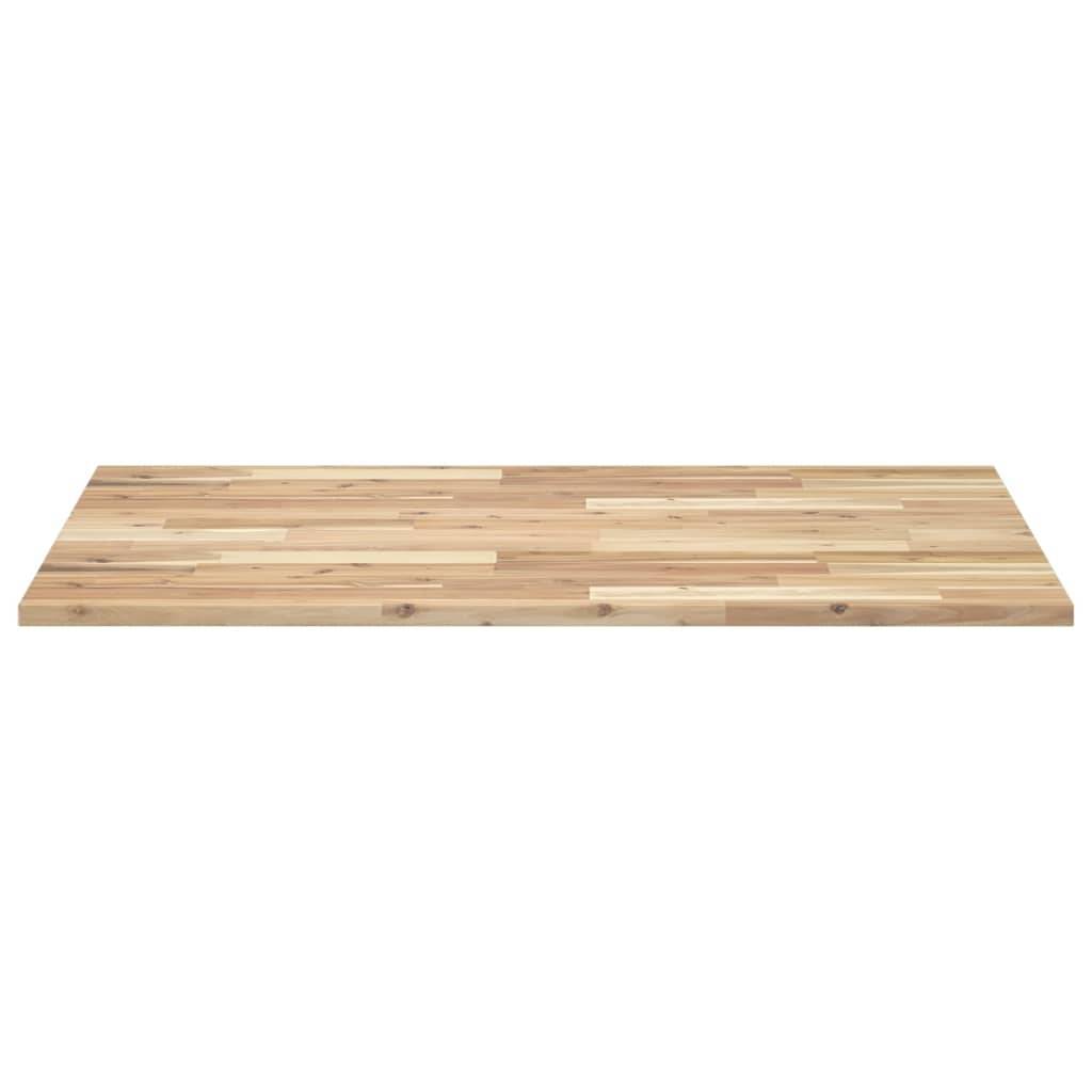 vidaXL Schreibtischplatte Unbehandelt 120x70x2 cm Massivholz Akazie