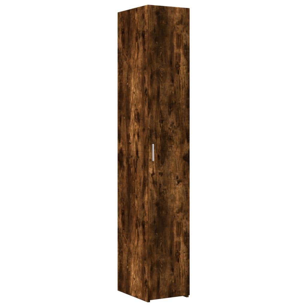 vidaXL Highboard Räuchereiche 30x42,5x185 cm Holzwerkstoff