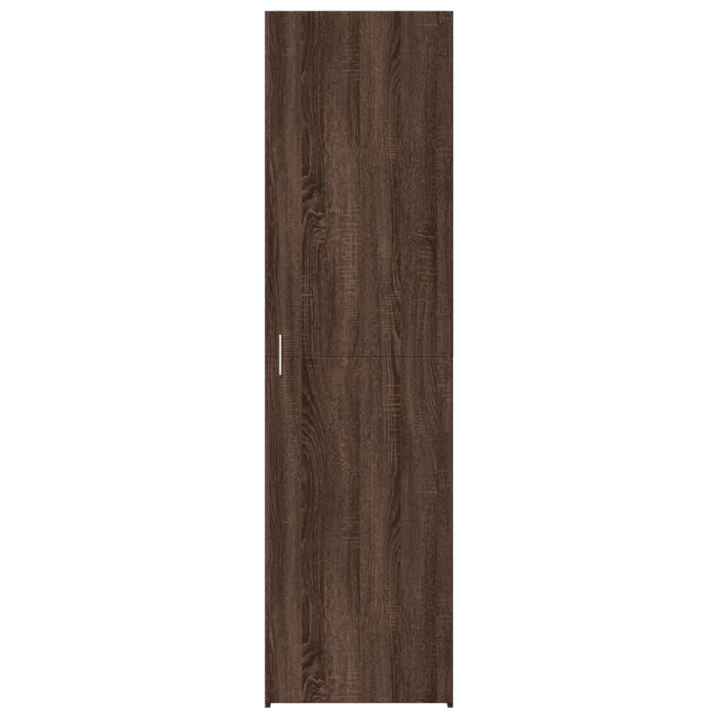 vidaXL Highboard Braun Eichen-Optik 50x42,5x185 cm Holzwerkstoff