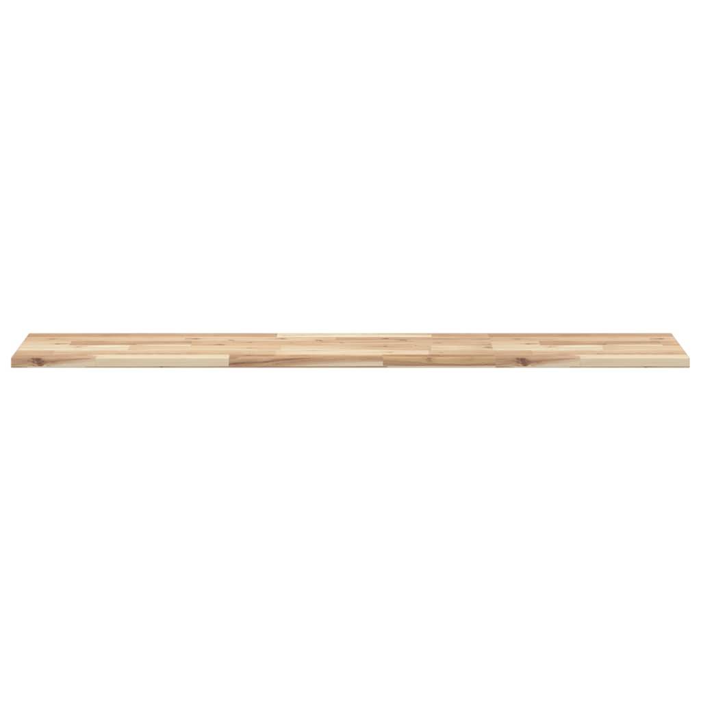 vidaXL Schweberegale 2 Stk. 120x30x2 cm Massivholz Akazie Unbehandelt