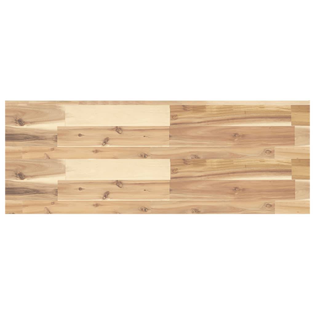vidaXL Schweberegal 80x30x4 cm Massivholz Akazie Unbehandelt
