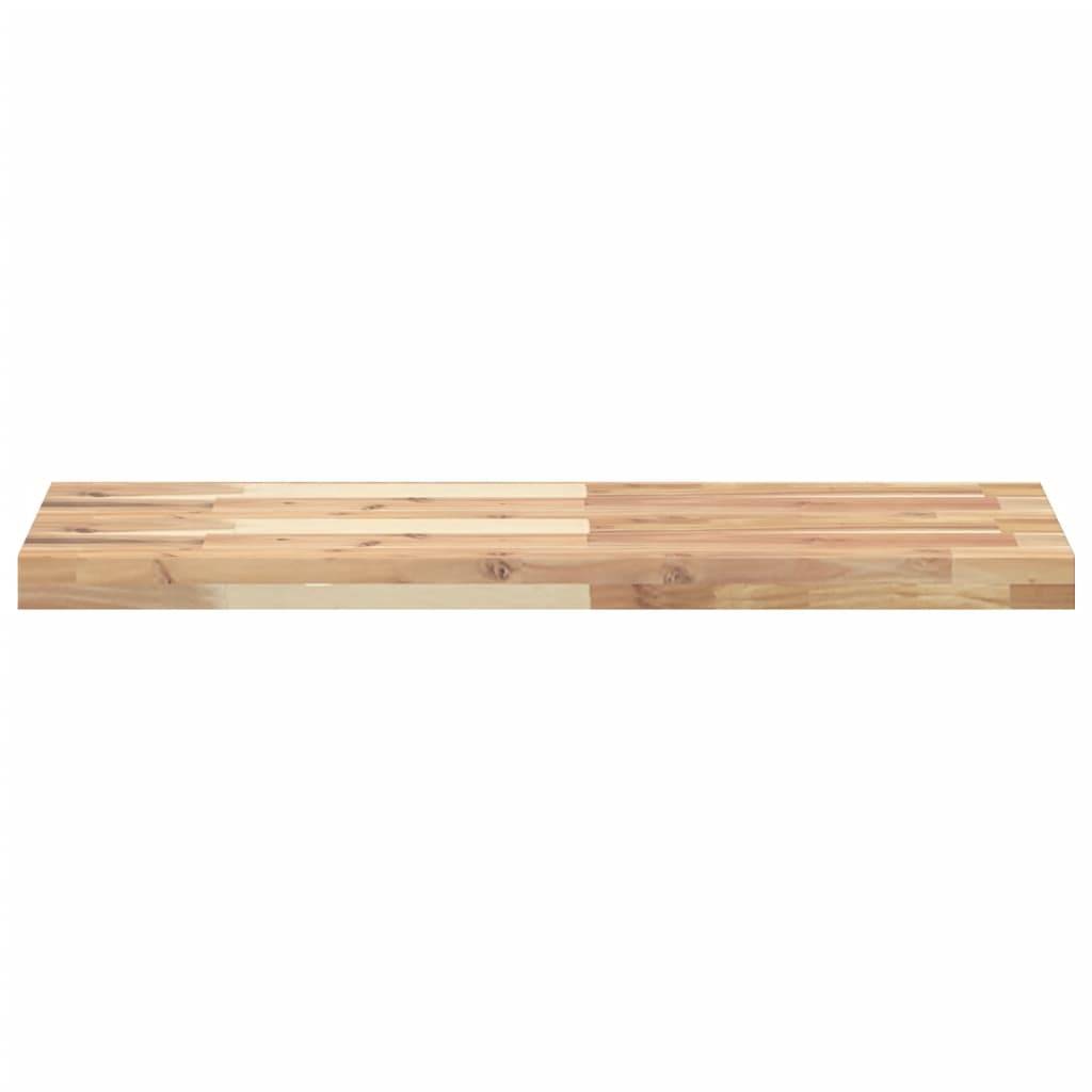vidaXL Schweberegale 4 Stk. 100x30x4 cm Massivholz Akazie Unbehandelt