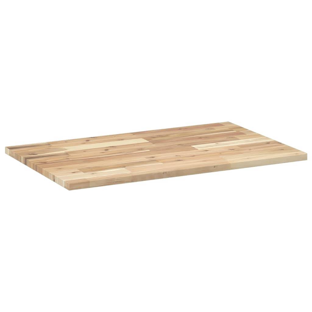 vidaXL Waschtischplatte Unbehandelt 100x50x2 cm Massivholz Akazie