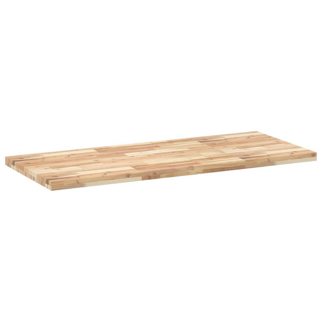 vidaXL Waschtischplatte Unbehandelt 140x60x4 cm Massivholz Akazie