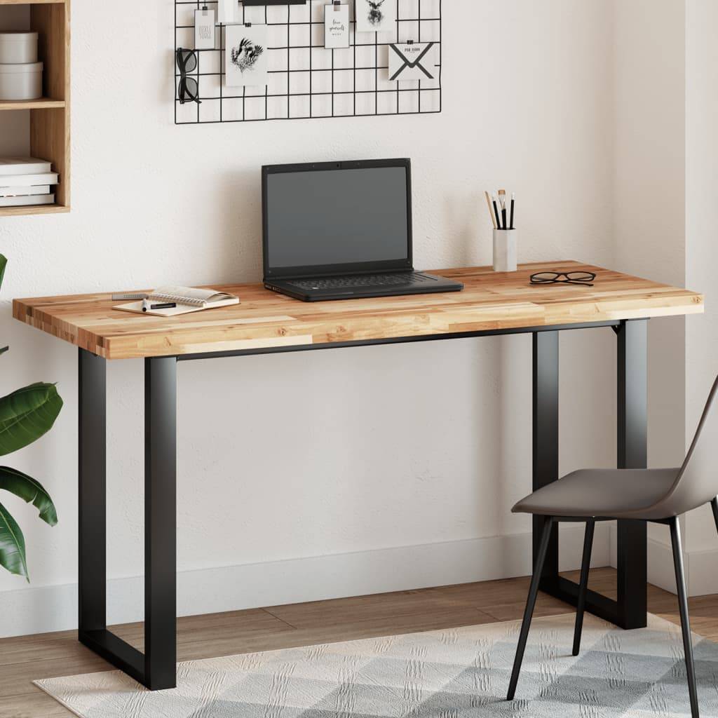 vidaXL Tischplatte Rechteckig 120x60x4 cm Massivholz Akazie