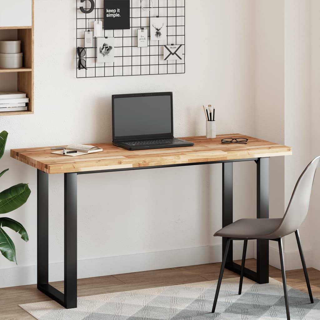 vidaXL Tischplatte Rechteckig 120x60x4 cm Massivholz Akazie