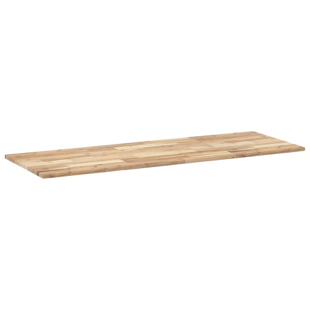 vidaXL Waschtischplatte Unbehandelt 160x50x2 cm Massivholz Akazie