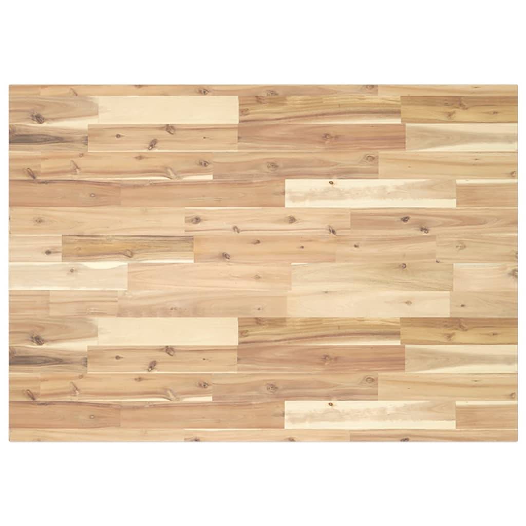 vidaXL Schreibtischplatte Unbehandelt 120x70x2 cm Massivholz Akazie