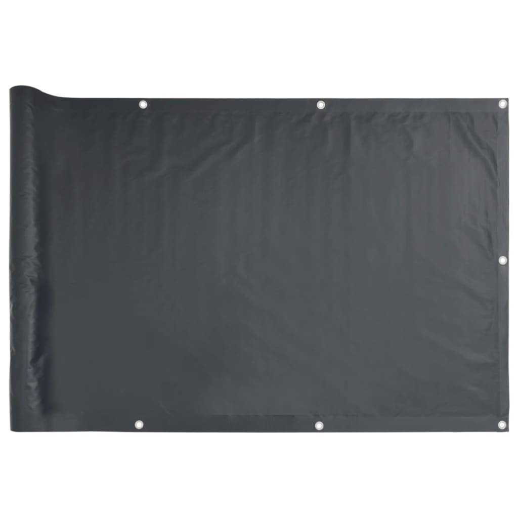 vidaXL Balkon-Sichtschutz Anthrazit 300x120 cm PVC