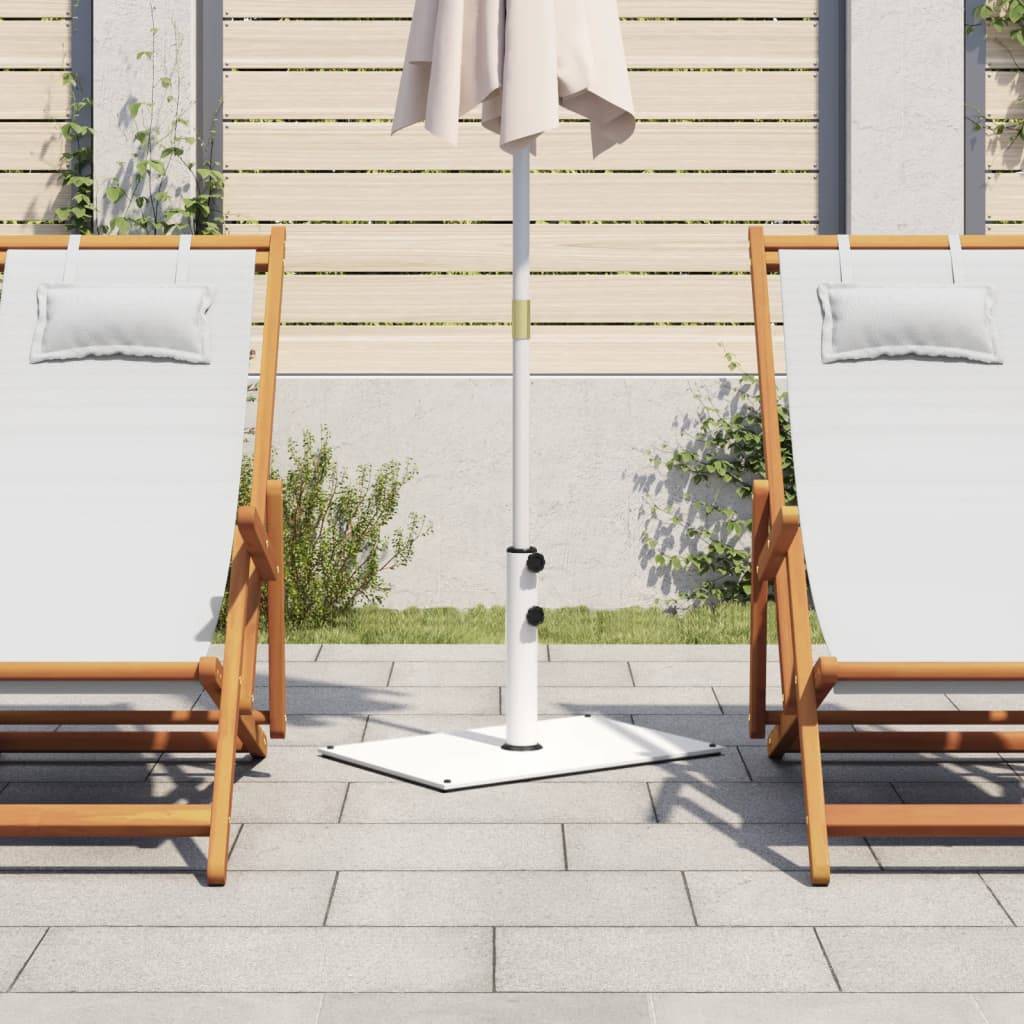 vidaXL Sonnenschirmständer Ø32/38/48 mm Mast 15 kg Rechteckig