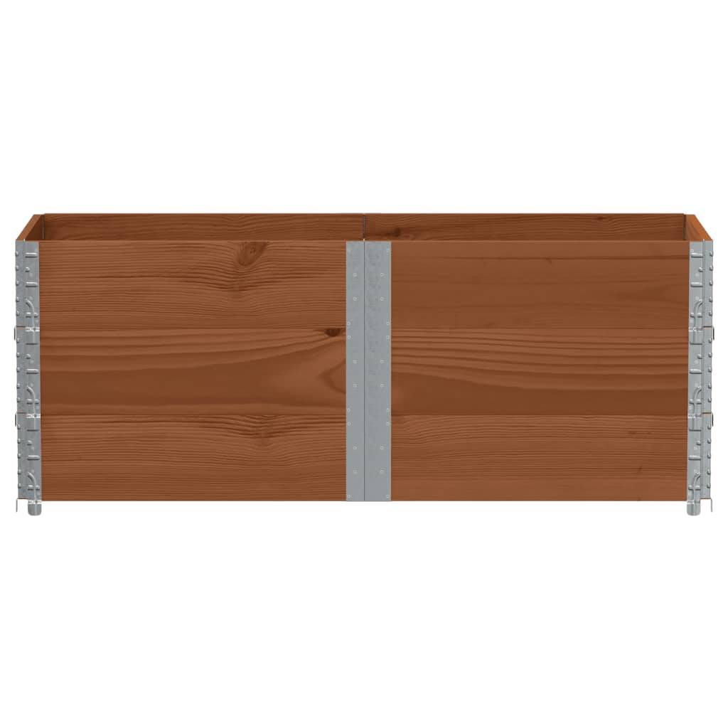 vidaXL Pflanzkasten Braun 150x50 cm Massivholz Kiefer