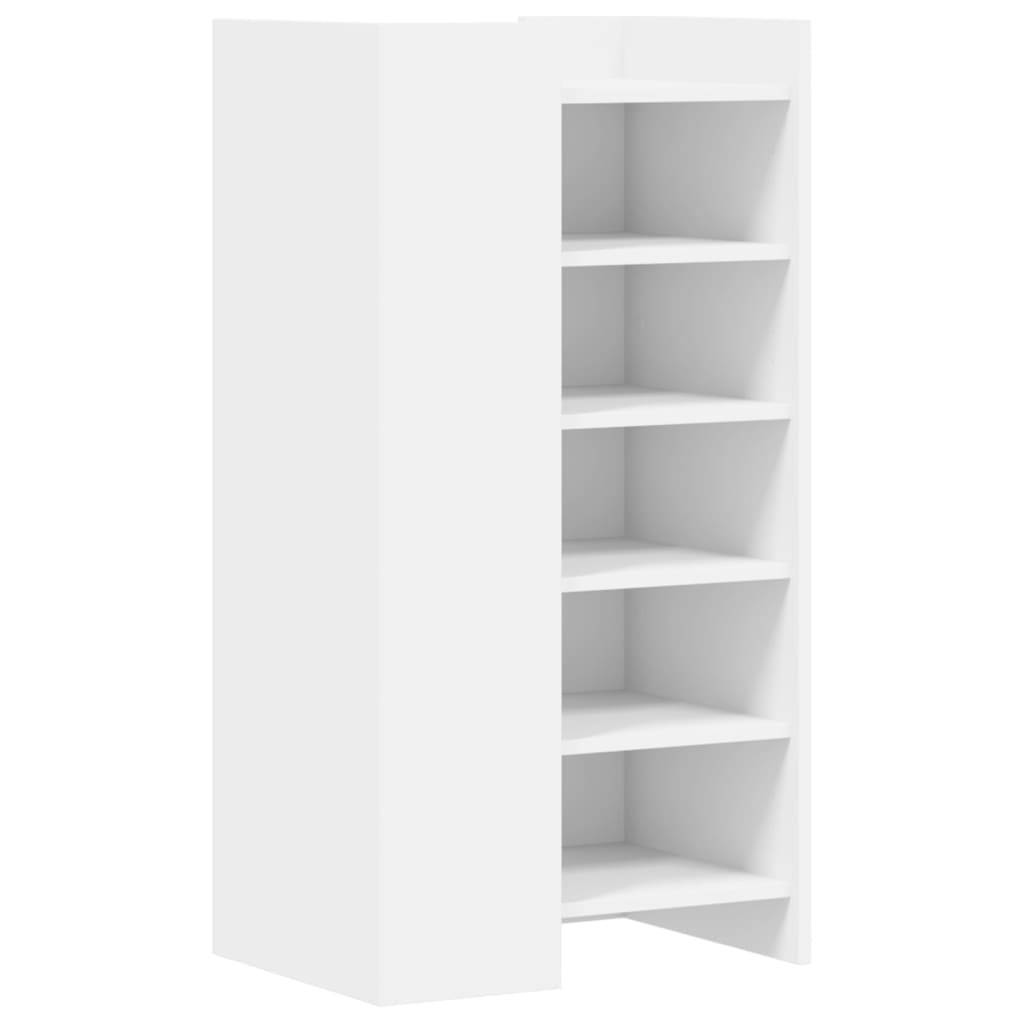 vidaXL Schuhschrank Weiß 52x37,5x100 cm Holzwerkstoff