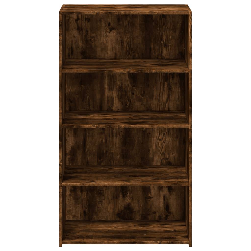 vidaXL Highboard Räuchereiche 70x41x124 cm Holzwerkstoff