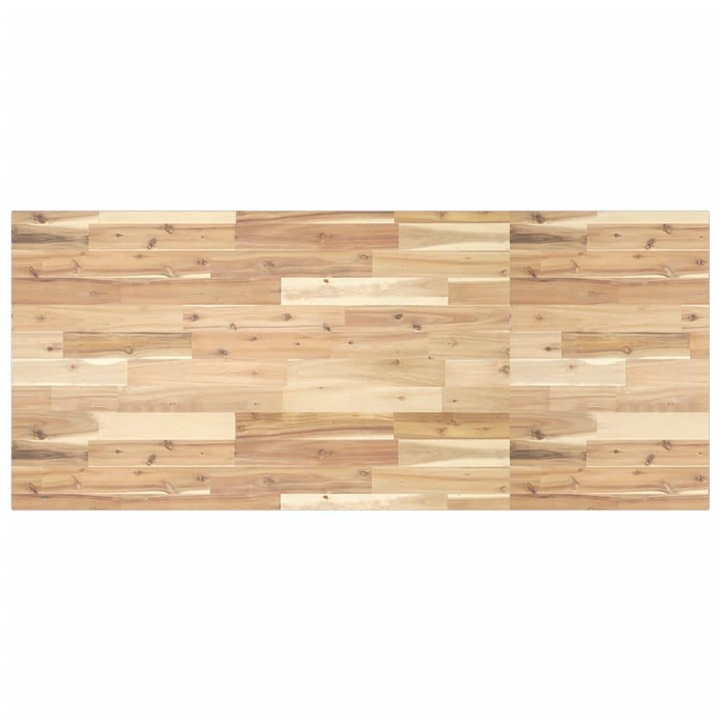 vidaXL Schreibtischplatte Unbehandelt 120x60x2 cm Massivholz Akazie
