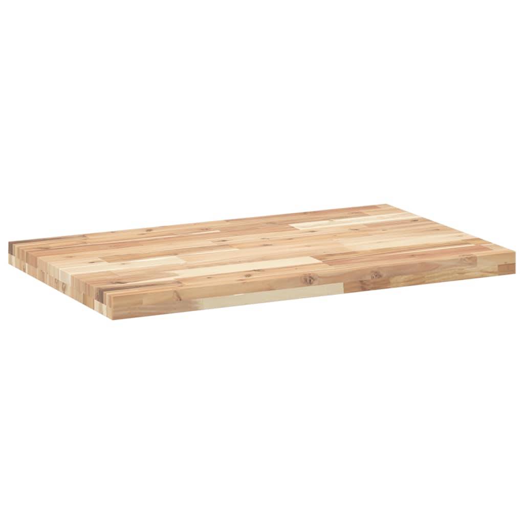 vidaXL Waschtischplatte Unbehandelt 80x50x4 cm Massivholz Akazie