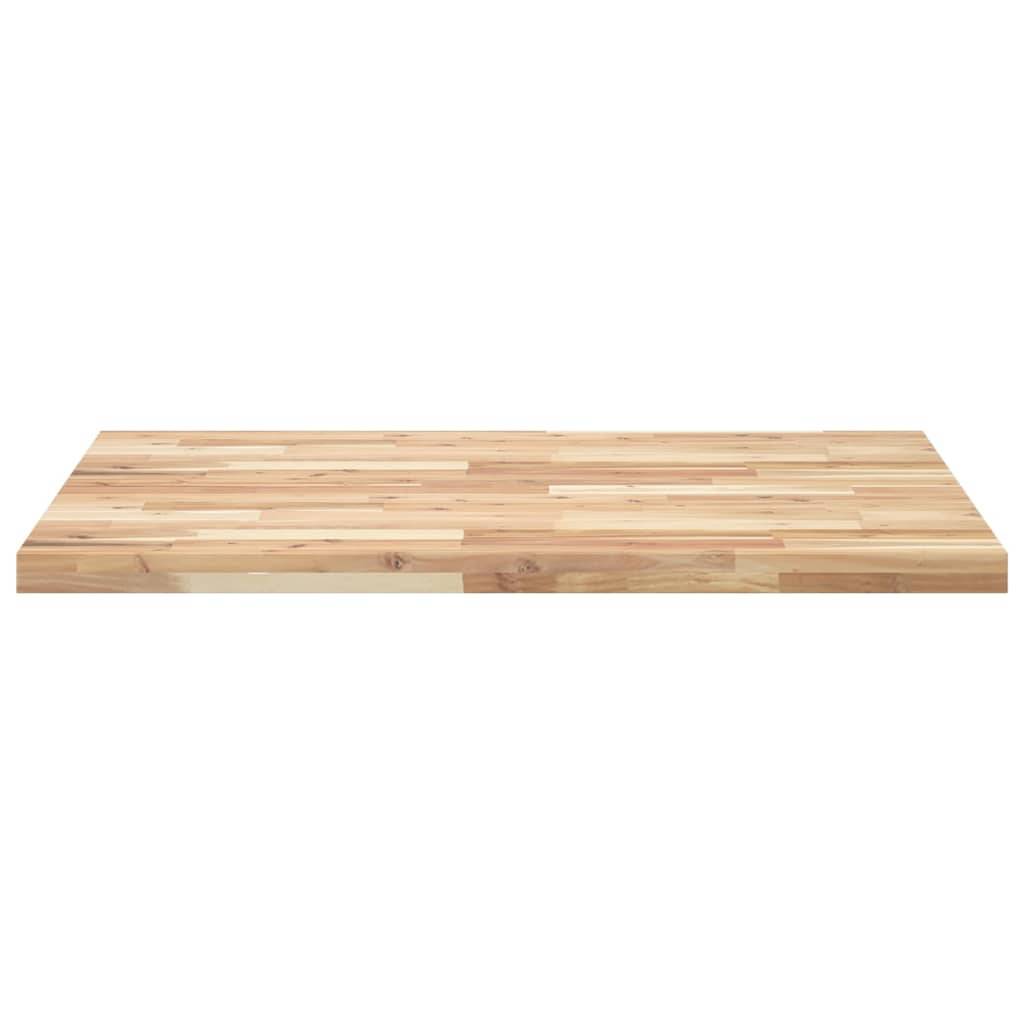 vidaXL Schreibtischplatte Unbehandelt 100x80x4 cm Massivholz Akazie