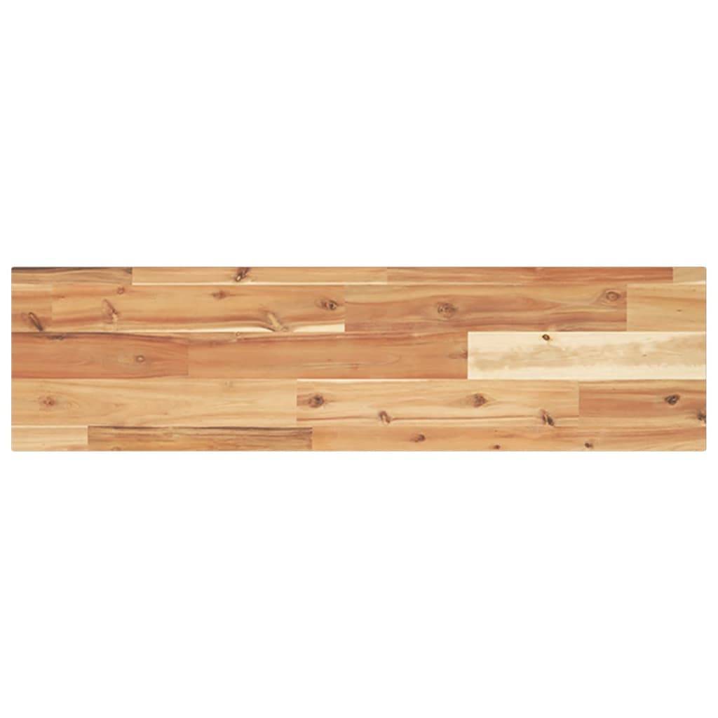 vidaXL Tischplatte Rechteckig 80x20x2 cm Massivholz Akazie